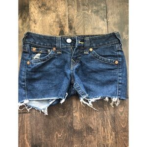 True Religion Jean Curt off shorts